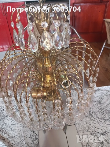 кристален полилей Франция, снимка 3 - Полилеи - 53797381