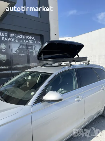 Автобокс (кутия, багажник) 380L – T186B Черен, снимка 2 - Аксесоари и консумативи - 56054055