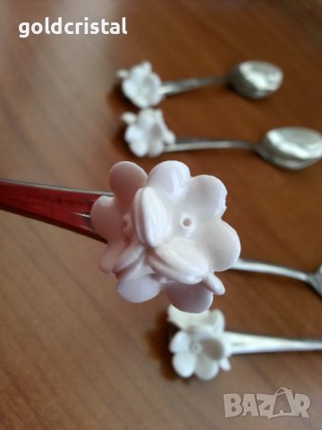  лъжички за кафе с порцелан , снимка 5 - Антикварни и старинни предмети - 40144888