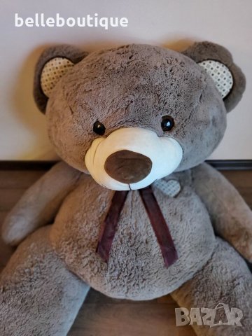 Огромно страхотно плюшено кафяво мече 150 см., снимка 5 - Плюшени играчки - 35792109