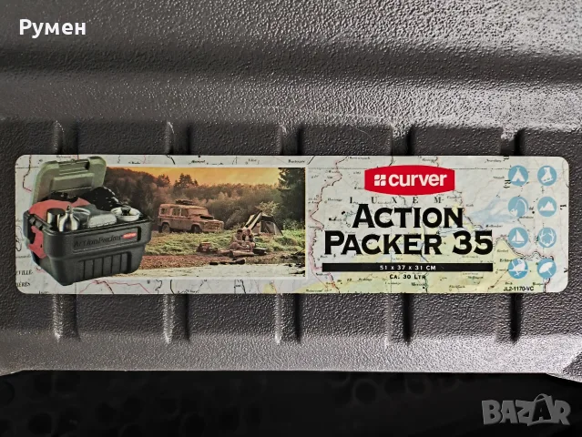 Кутия за транспортиране и съхранение RUBBERMAID Action Packer 35 - черна, снимка 8 - Къмпинг мебели - 56233780