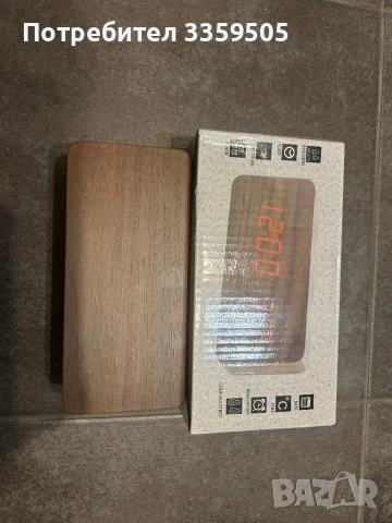 Електронен часовник с термометър , снимка 2 - Други - 52031310