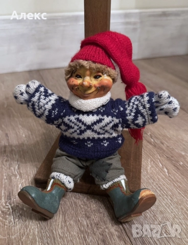 Bebe Norway Paul Bonner– Колекционерски Винтидж Коледен гном!, снимка 2 - Колекции - 52435628