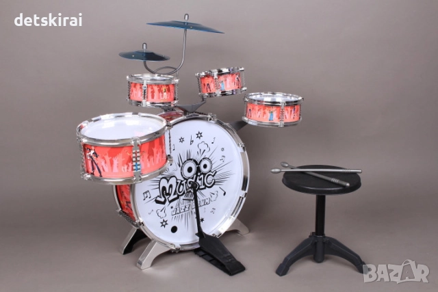 5ца Червени барабани със столче