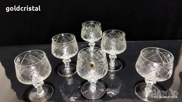 кристални чаши , снимка 4 - Антикварни и старинни предмети - 51483269