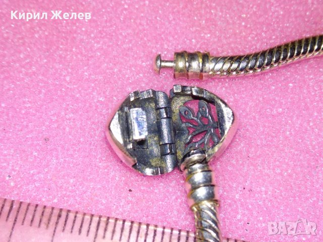 СТИЛНА ФЕШЪН АРТ ГРИВНА ПАНДОРА Family ДЪРВОТО на ЖИВОТА с ИСКРЯЩИ КРИСТАЛИ 43195, снимка 7 - Гривни - 44406109