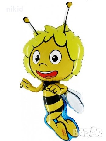 Пчеличката Мая пчела пчеличка фолио фолиев балон хелий и въздух, снимка 1 - Други - 34091653