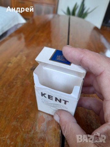 Стара кутия от цигари Kent, снимка 3 - Колекции - 42181578