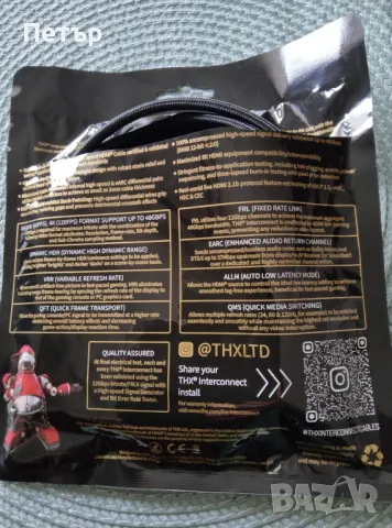 PIXELGEN THX® 8K 48GBps HDMI® 2.1 2метра, снимка 6 - Аудиосистеми - 48689794