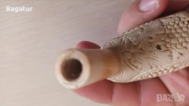 Лула винтидж, морска пяна,резба,стара, снимка 5 - Антикварни и старинни предмети - 49177041