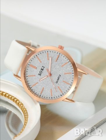 Луксозен дамски часовник с гривна , снимка 5 - Дамски - 41756070