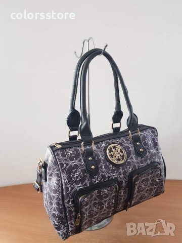 Луксозна Черна чанта Guess  код SG-F15, снимка 3 - Чанти - 41863282