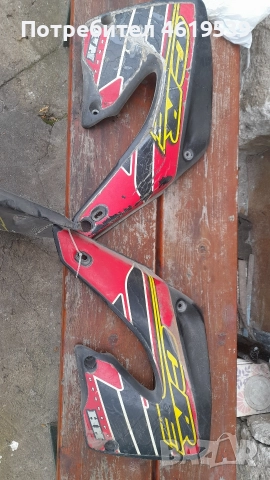 Honda Cr 125 250 2000 2001 пластмаси кори резервоар страници Хонда Цр 