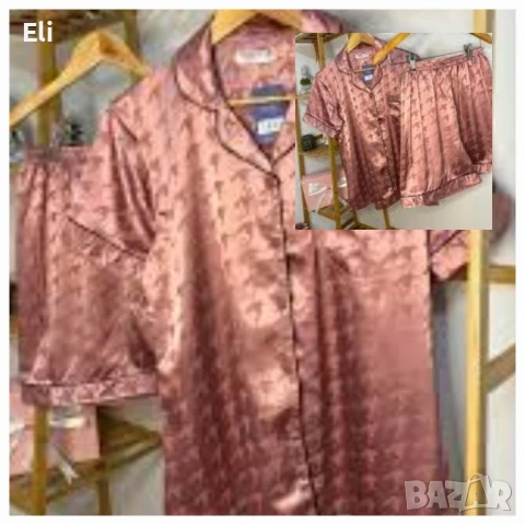 Дамски луксозни сатенени пижами, снимка 9 - Пижами - 51177777