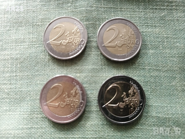 4 монети от по 2 euro Германия, Хърватия, Словения и Гърция , снимка 2 - Нумизматика и бонистика - 53402908