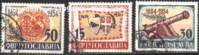 Клеймовани марки История 1954 от Югославия