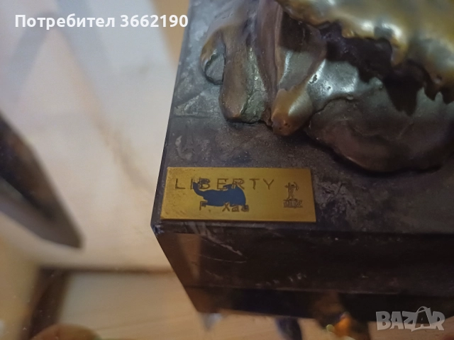 Бронзов орел, снимка 5 - Статуетки - 52515157