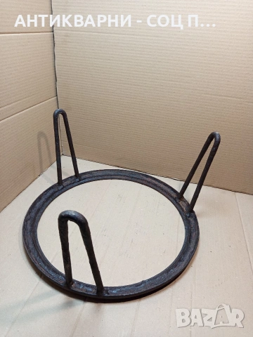 Стар Голям Ръчно Изработен Масивен Саджек Пиростия За Огнище. 4.400кг. НОМЕР 1708., снимка 7 - Антикварни и старинни предмети - 53818402