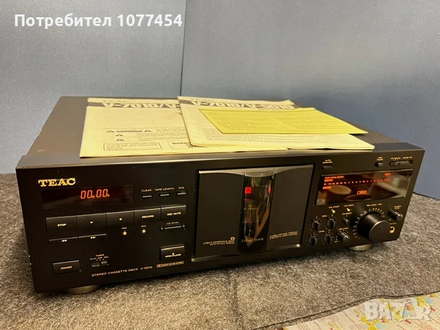 Дек TEAC V-5010 с дистанционно и сервизни книжки, снимка 2 - Декове - 55715296