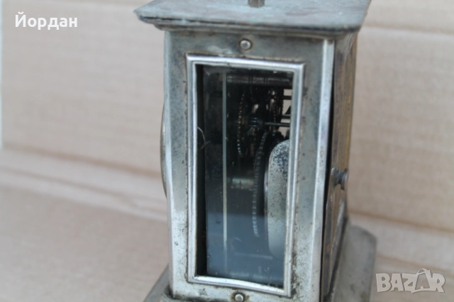 Настолен Немски часовник ''Junghans'' с латерна, снимка 6 - Антикварни и старинни предмети - 52335291