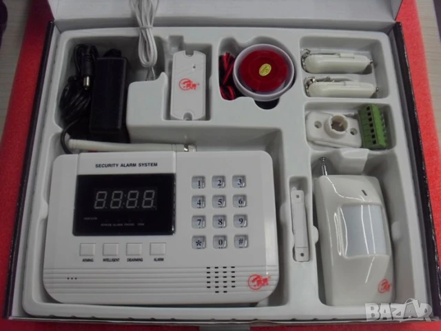 Безжична Алармена Система с 99 Зони и PSTN Поддръжка за Мобилен и Стационарен Телефон 