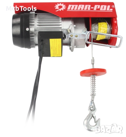 Електрическа въжена лебедка 125/250кг 12м 500W Mar-Pol, снимка 2 - Други инструменти - 52072441