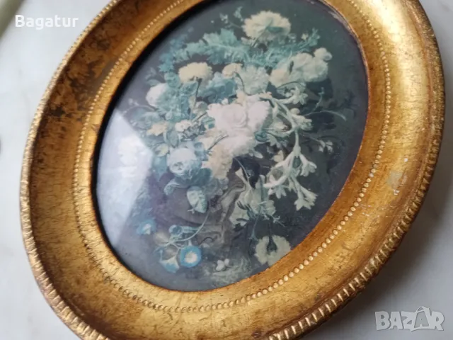 Позлатено пано,рамка,златен варак,за стена винтидж, снимка 7 - Антикварни и старинни предмети - 48271833