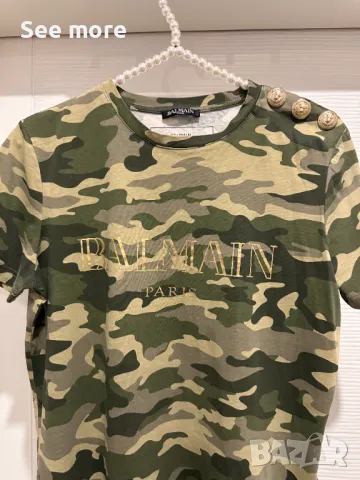 BALMAIN дамска тениска S, снимка 2 - Тениски - 50327311