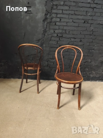 Чифт виенски столове, снимка 6 - Столове - 53343535