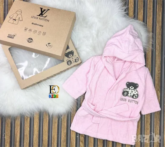 бебешки халати в кутия calvin klein burberry tommy hilfiger louis vuitton , снимка 8 - Други - 50422967