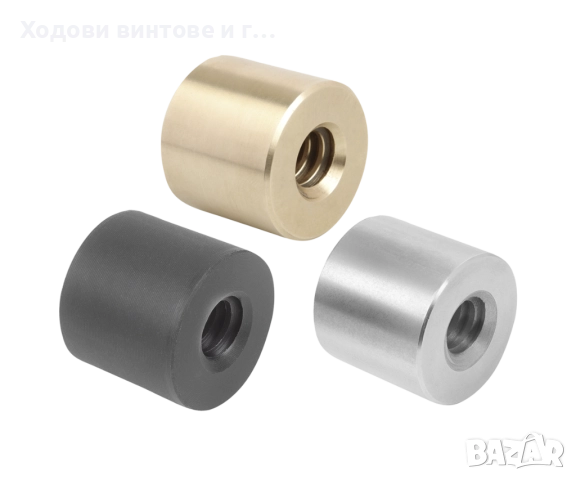 Ходови винтове с трапецовидна резба, ходови винтове DIN103, снимка 4 - Други машини и части - 52471216