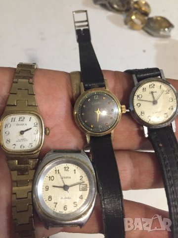 4 бр.руски часовници-НЕ работещи, снимка 1 - Антикварни и старинни предмети - 40979199