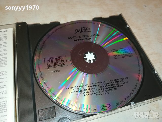 KOOL & THE GANG CD-MADE IN WEST GERMANY 1602240905, снимка 4 - CD дискове - 44318944