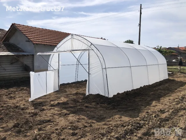 Хоби Оранжерии 4 м ширина тип тунелни, снимка 13 - Оранжерии - 49639464