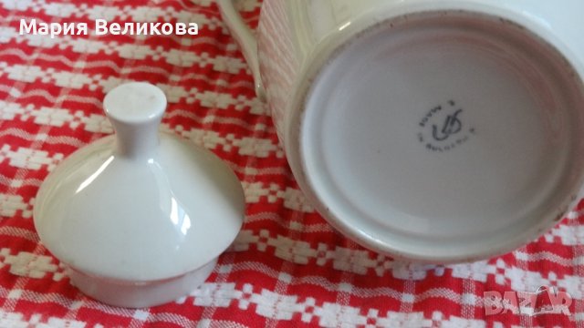 Български порцелан  чайник , снимка 3 - Аксесоари за кухня - 41443196