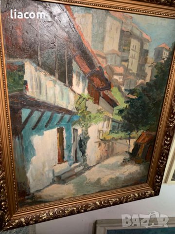 ДИМИТЪР ШЕШЕВ масло/платно Велико Търново 1959 г., снимка 3 - Картини - 33806887