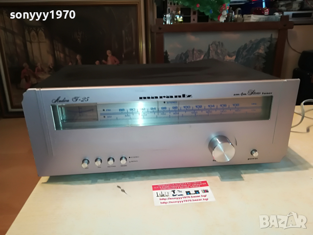 MARANTZ J-25 TUNER-USA/JAPAN-ВНОС SWISS 2603222012, снимка 3 - Ресийвъри, усилватели, смесителни пултове - 36240411