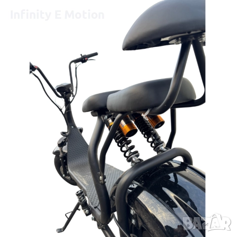 Електрически скутер Harley, 1500W (Черен), снимка 3 - Мотоциклети и мототехника - 52042135