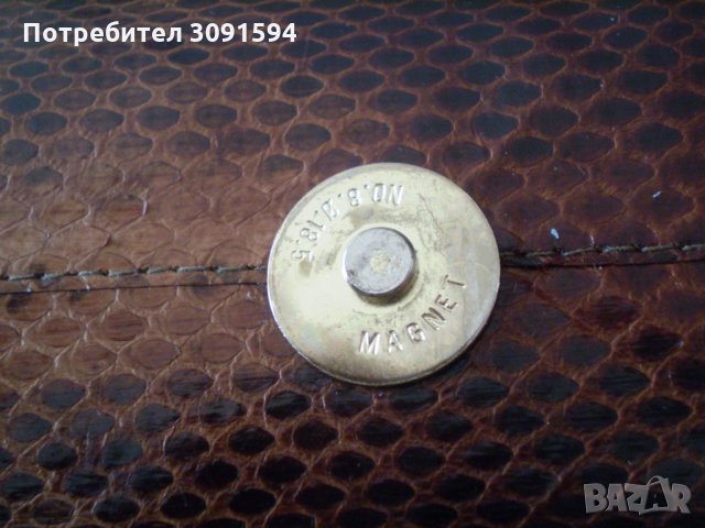 РЕТРО Кожена Дамска Чанта естествена кафява кожа, снимка 12 - Антикварни и старинни предмети - 33859406