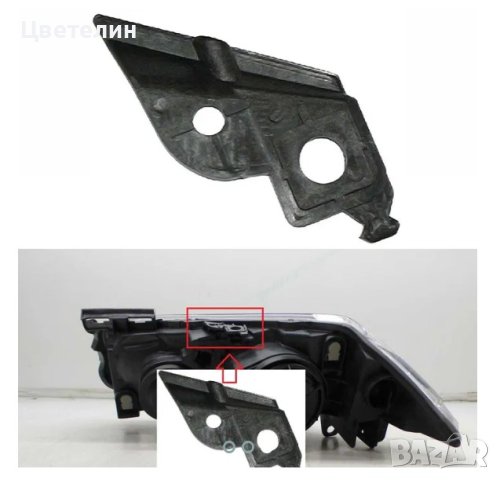 Ремонтен комплект щипки за фар Renault Megane 2 фар фарове, снимка 3 - Части - 41371742