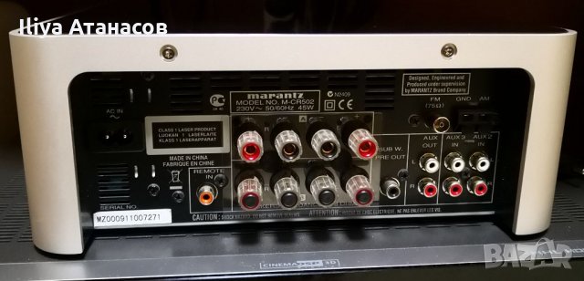 Marantz M-CR502 2X60W CD USB аудиосистема с дистанционно , снимка 10 - Аудиосистеми - 35949633