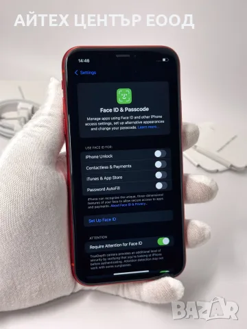 iPhone XR, 64GB, Product Red, 100% батерия, КАТО НОВ, 1г. ГАРАНЦИЯ!, снимка 5 - Apple iPhone - 56005631