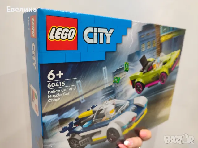 Детски конструктор Лего LEGO CITY Преследване с полицейска кола 60415, снимка 2 - Конструктори - 49507692