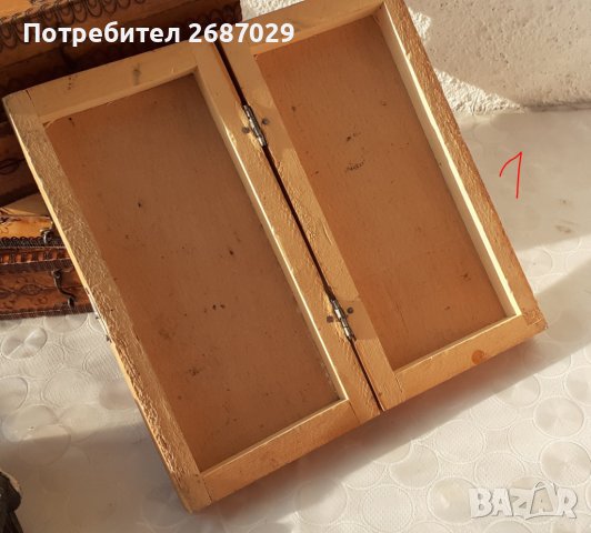 Стари кутии за шах, стара дървена кутия, 5 бр, снимка 12 - Шах и табла - 39086997