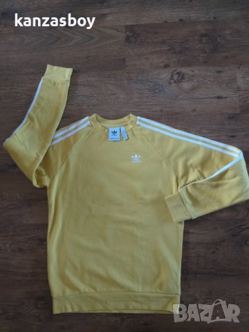 adidas Originals 3-bandes Crewneck - страхотна мъжка блуза КАТО НОВА, снимка 6 - Спортни дрехи, екипи - 42436349