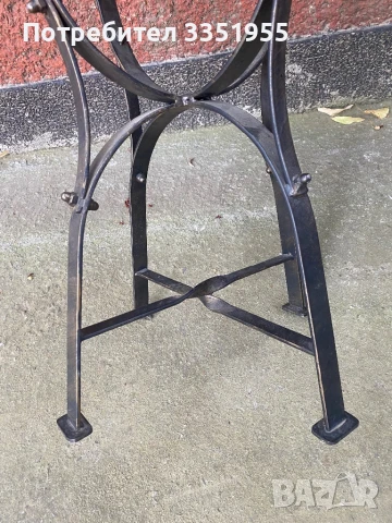 Масивна маса ковано желязо, снимка 11 - Маси - 51177242