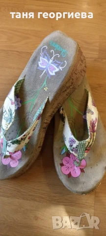 чехли/сандали на платформа Skechers , снимка 3 - Сандали - 50677276