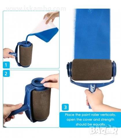 КОМПЛЕКТ ВАЛЯЦИ ЗА БОЯДИСВАНЕ С РЕЗЕРВОАР И УДЪЛЖИТЕЛ - код  0840, снимка 15 - Други - 34066818