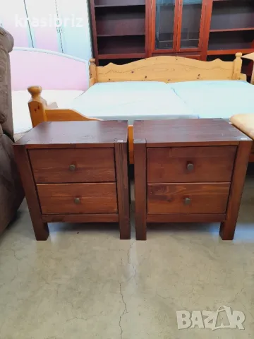 Масивни Нощни Шкафчета-ОБЯВЕНАТА ЦЕНА Е ЗА БРОЙ!-внос от Германия!, снимка 2 - Шкафове - 47615505