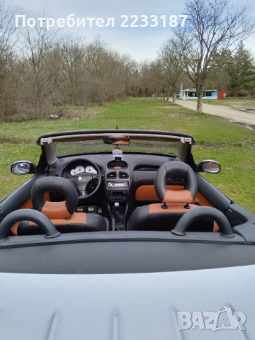 Пежо 206 CC, снимка 3 - Автомобили и джипове - 53596403